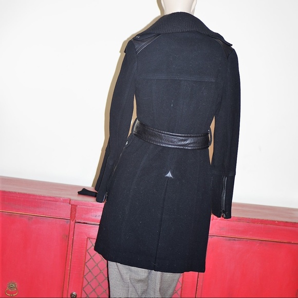 Wool Peacoat Womens 4 Andrew Marc New York Unworn - Picture 4 of 8